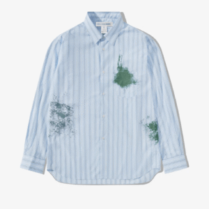 CDG SHIRT Men’s Cotton Poplin Garment Printed Shirt Stripe